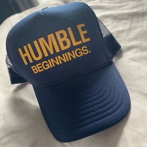Humble beginnings trucker hat